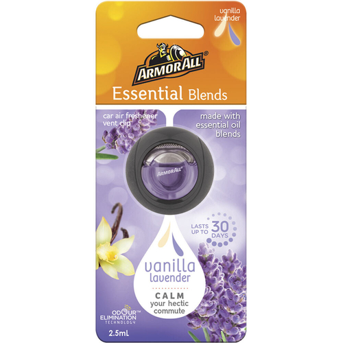 Armor All Essential Blends Vanilla Lavender Air Freshener AMAIRVL1 thumbnail