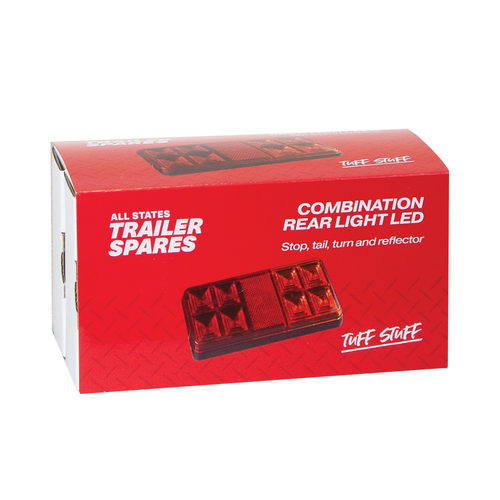 All States Trailer Spares 12/24V Led Rectangle Combination Lamp Combo (Pair) R4122LEDSTR thumbnail