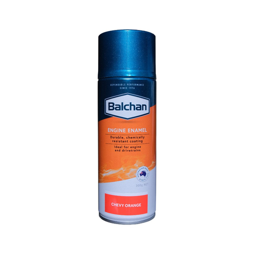 Balchan High-Performance Engine Enamel Paint With Ceramic Chevy Inspired Orange 300g Aerosol BAL102005 thumbnail
