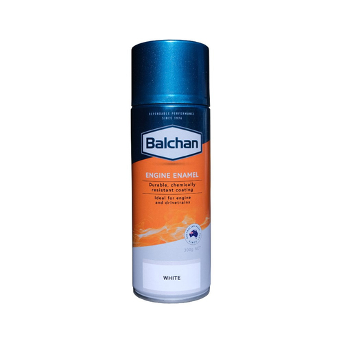 Balchan High-Performance Engine Enamel Paint With Ceramic White 300g Aerosol BAL102026 thumbnail