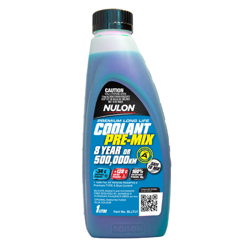 Nulon Blue Long Life Coolant Top-Up 1L BLLTU1 thumbnail