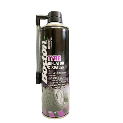 Boston Aerosol Tyre Inflator And Puncture Sealer 350g 78615 thumbnail