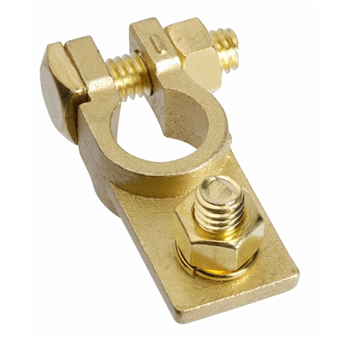 Projecta BT10-N1 Brass Square Mount Negative Terminal Clamp thumbnail