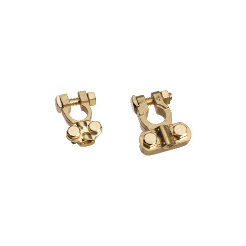 Projecta BT11-2 Brass Saddle Terminal Clamp Twin Pack thumbnail