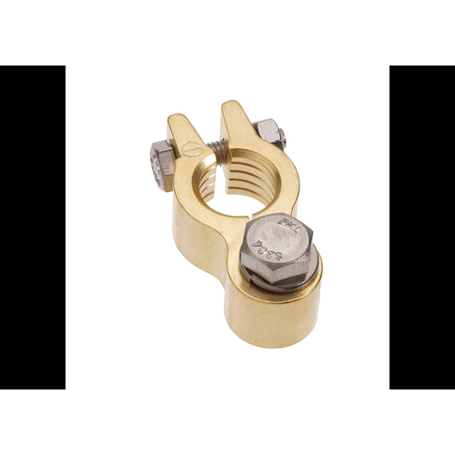 Projecta BT642H-N1 Forged Heavy Duty Brass Stud Terminal Clamp Negative thumbnail