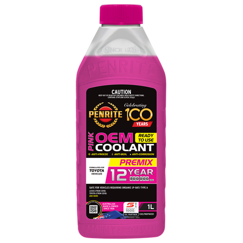 Penrite Pink OEM Coolant Premix 1L COOLPINKPMX001 thumbnail