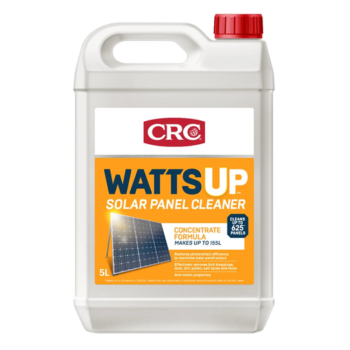 CRC WattsUp 5L Solar Panel Cleaner Concentrate CRC1753427 thumbnail