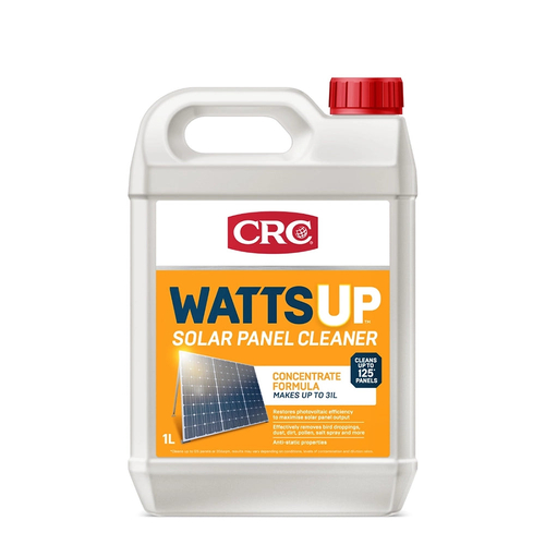 CRC WattsUp 1L Solar Panel Cleaner Concentrate CRC1754785 thumbnail