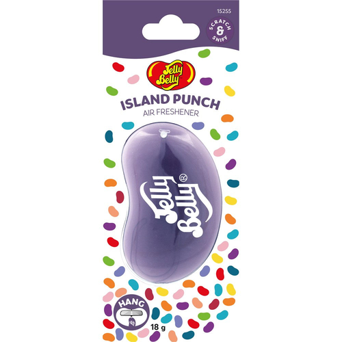 Jelly Belly Island Punch 3D Hanging Air Freshener Single 1PC E303515700 thumbnail
