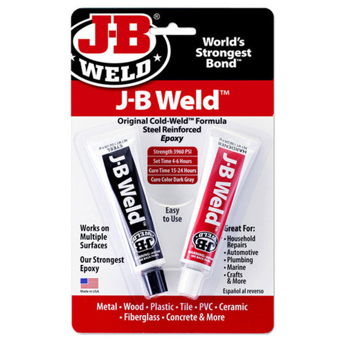 JB Weld Original Cold Weld 2 x 1oz Tubes 8265-S thumbnail