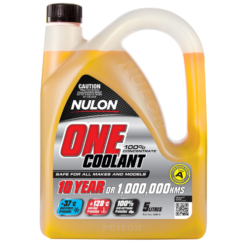 Nulon Multi-Vehicle ONE Coolant 100% Concentrate Yellow 5L ONE-5 thumbnail