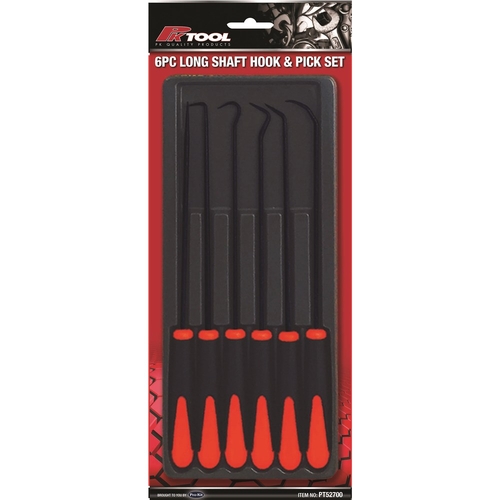 PK Tool Long Shaft Hook & Pick Set 6 Piece 220Mm (8 1/2") PT52700 thumbnail