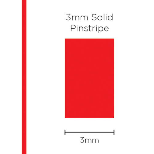 SAAS 3mm Pinstripe Solid Red 10m SAAS-1103 1103 thumbnail