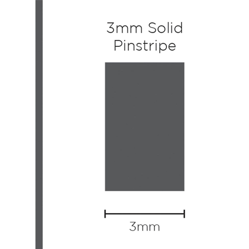 SAAS SAAS-1108 1108 Pinstripe 3mm Solid Charcoal thumbnail