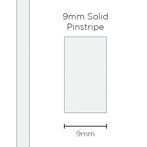 SAAS 9mm Pinstripe Solid White 10m SAAS-11302 11302 thumbnail