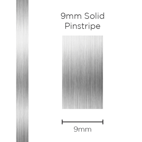SAAS 9mm Pinstripe Solid Silver 10m SAAS-11307 11307 thumbnail