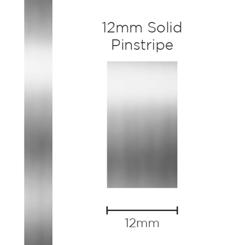 SAAS 12mm Pinstripe Solid Chrome Mylar 10m SAAS-11499 11499 thumbnail