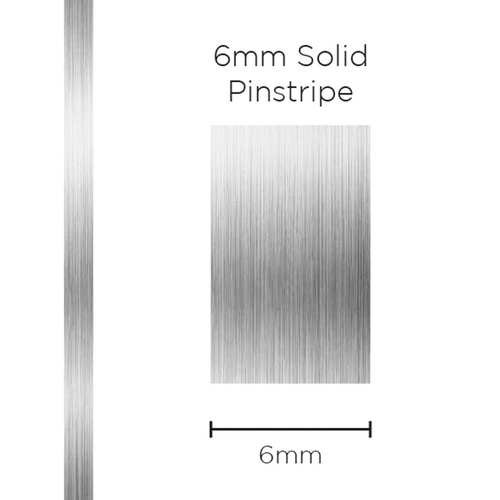 SAAS 6mm Pinstripe Solid Silver 10m SAAS-1207 1207 thumbnail