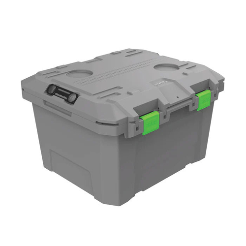 Tred GT Storage Box 65L Mid Size Grey With Green T54SBMG thumbnail