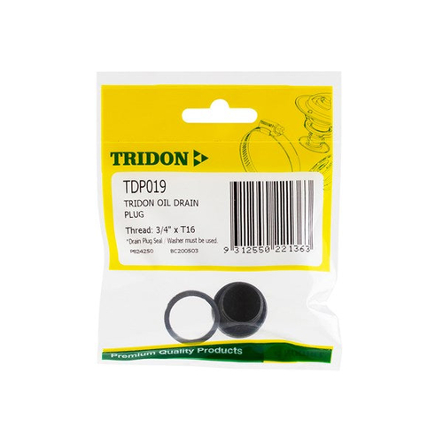 Tridon Sump Plug & Washer 3/4" x T16 TDP019 thumbnail
