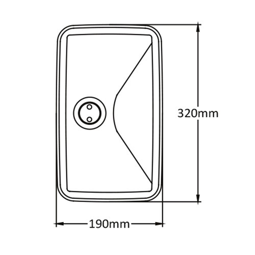 Versus Mirror Head Convex Universal VMC320190 thumbnail