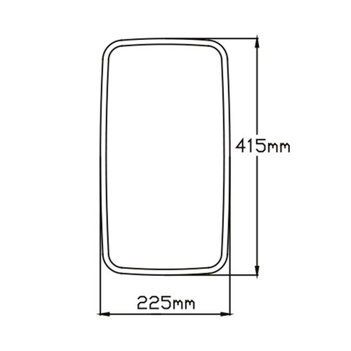 Versus Mirror Head Flat Universal VMF415225 thumbnail