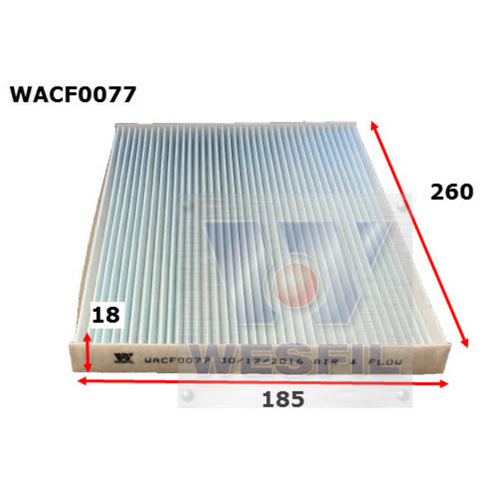 Wesfil Cooper Cabin Filter WACF0077 thumbnail