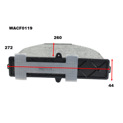 Wesfil Cooper Cabin Filter WACF0119 thumbnail