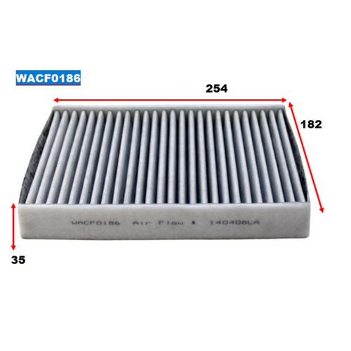Wesfil Cooper Cabin Filter WACF0186 Rca243p thumbnail