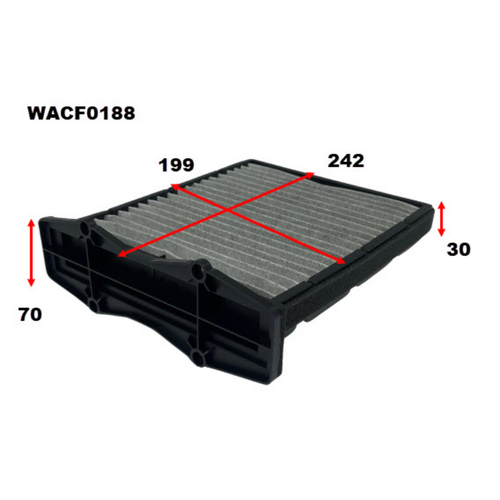 Wesfil Cooper Cabin Filter WACF0188 Rca259p thumbnail