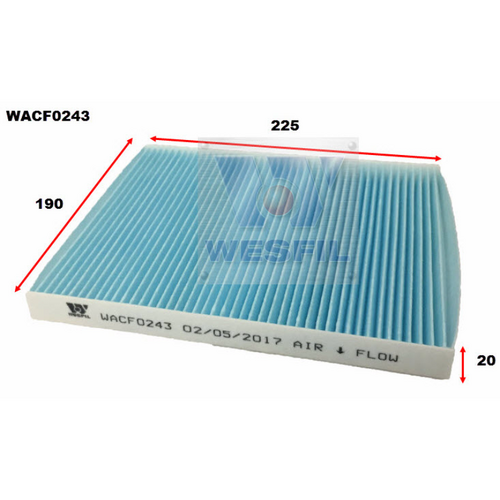 Wesfil Cooper Cabin Filter WACF0243 RCA430M thumbnail