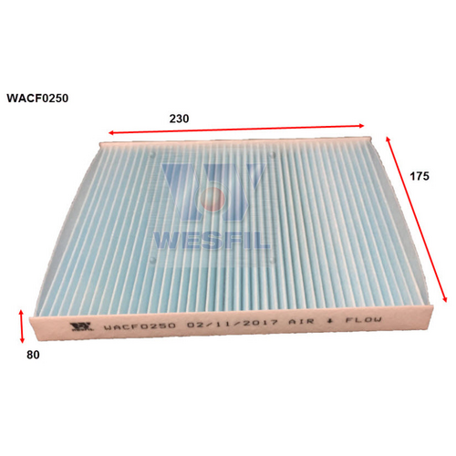 Wesfil Cooper Cabin Filter WACF0250 RCA265P thumbnail