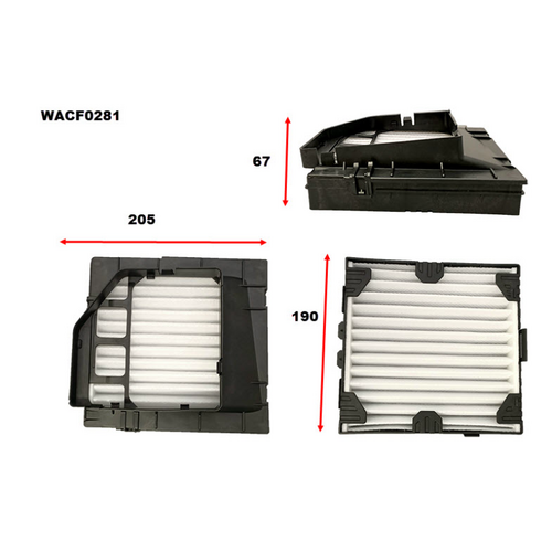 Wesfil Cooper Cabin Filter WACF0281 RCA424M thumbnail