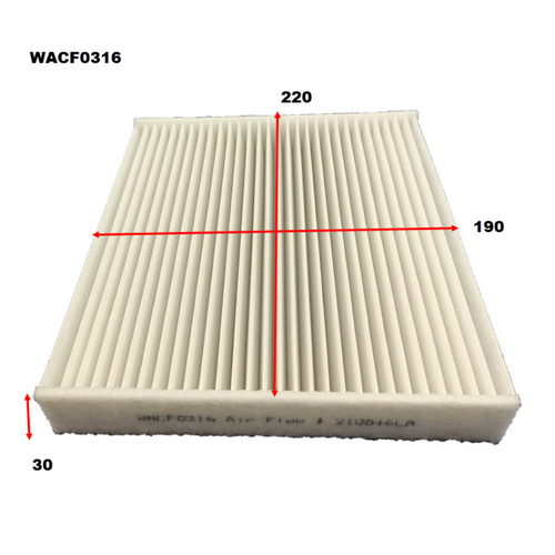 Wesfil Cooper Cabin Filter WACF0316 thumbnail