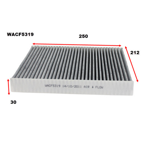 Wesfil Cooper Cabin Filter WACF5319 RCA191C thumbnail