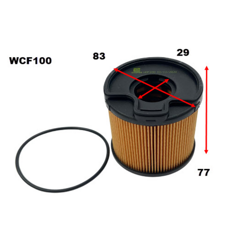 Wesfil Cooper Diesel Fuel Filter WCF100 R2631P thumbnail