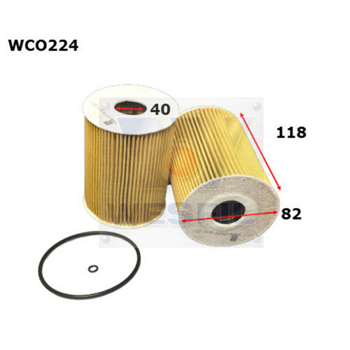 Wesfil Cooper Engine Oil Filter WCO224 thumbnail