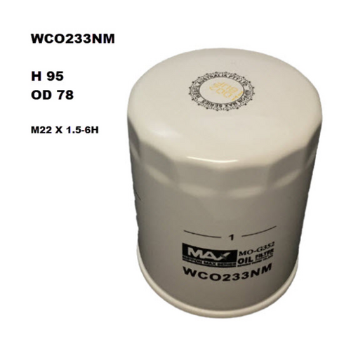 Nippon Max Engine Oil Filter WCO233NM thumbnail