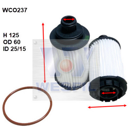 Wesfil Cooper Engine Oil Filter WCO237 R2865P thumbnail