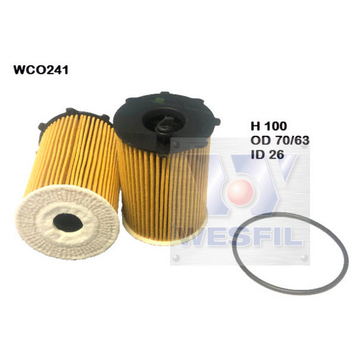 Wesfil Cooper Engine Oil Filter WCO241 thumbnail