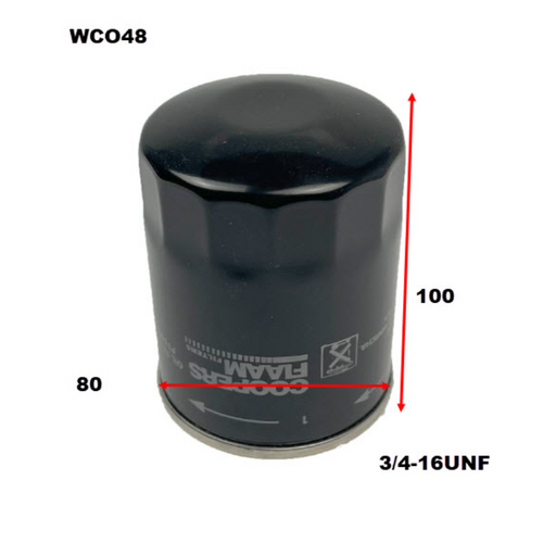 Wesfil Cooper Engine Oil Filter WCO48 thumbnail