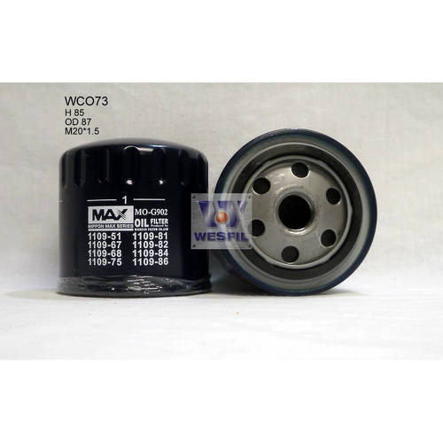 Nippon Max Engine Oil Filter WCO73NM Z305/Z1028 thumbnail