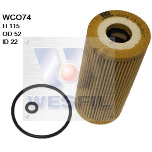 Wesfil Cooper Engine Oil Filter WCO74 R2679P thumbnail