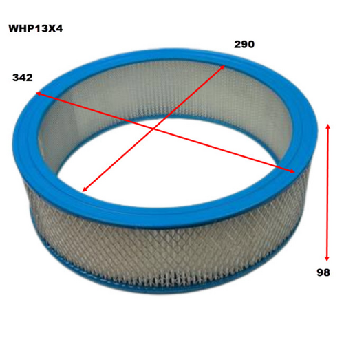 Wesfil Cooper Sports Air Filter Round 13.5" X 4" WHP13X4 thumbnail