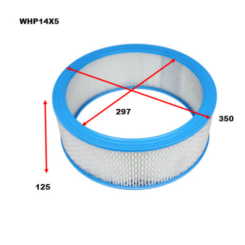 Wesfil Cooper Sports Air Filter Round 14" X 5" WHP14X5 thumbnail
