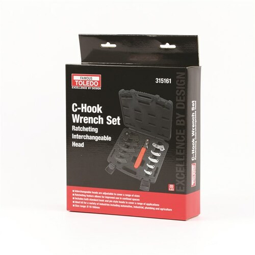 Toledo Ratchet C-hook Wrench Set 315161 315161 thumbnail