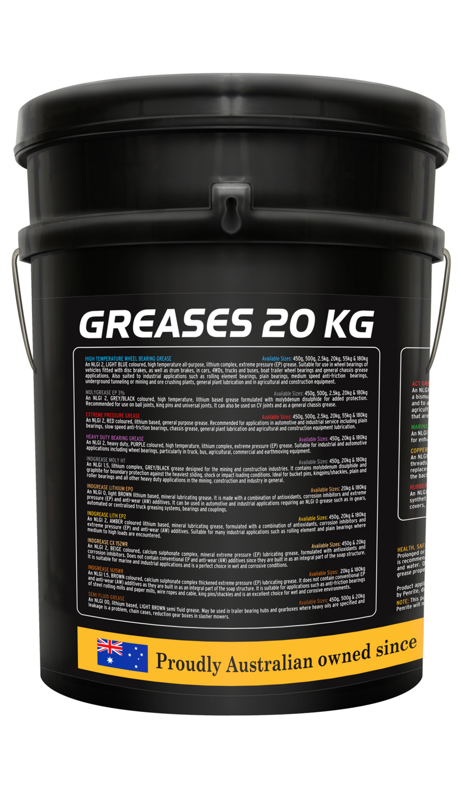 Penrite Moly Grease Ep 3 20kg MOLY020