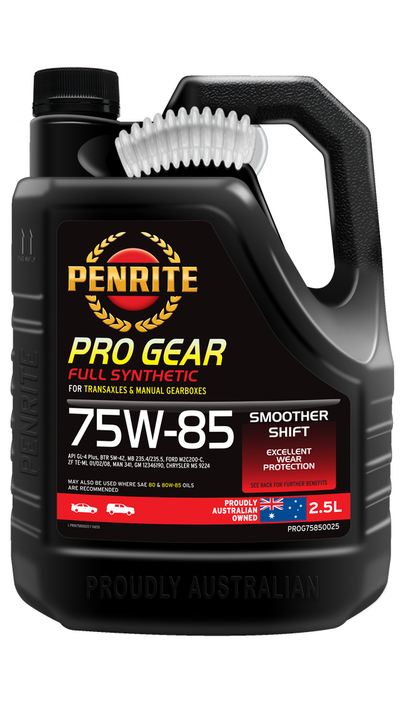PENRITE Pro Gear 75w85 Full Synthetic Transaxle & Gearbox Oil 2.5LTR