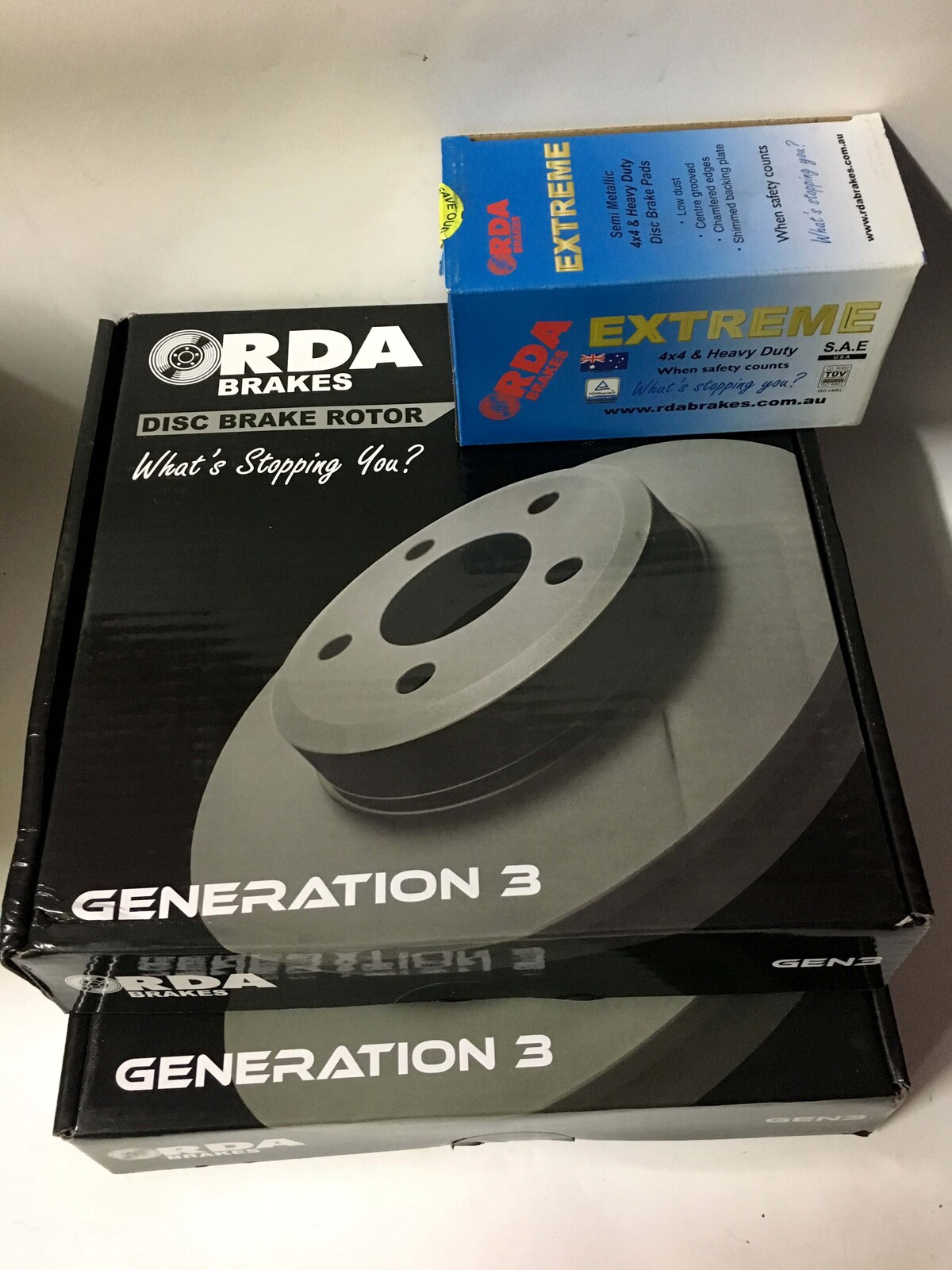 RDA Front Brake Disc Rotors (pair) & Heavy Duty Brake Pads RDA7936 ...