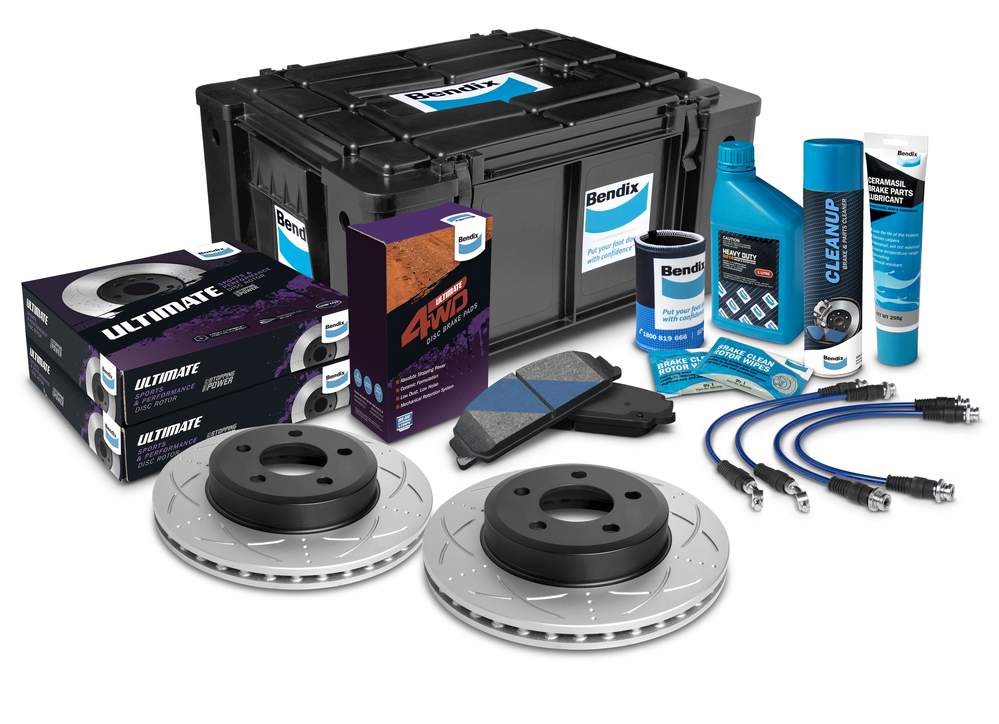 Bendix Ultimate 4wd Brake Upgrade Kit U4WDBUK12 suits Nissan Navara